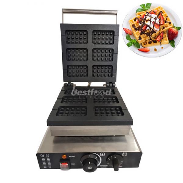 6-Grid Square Belgian Waffle Maker (BFK-2208F)