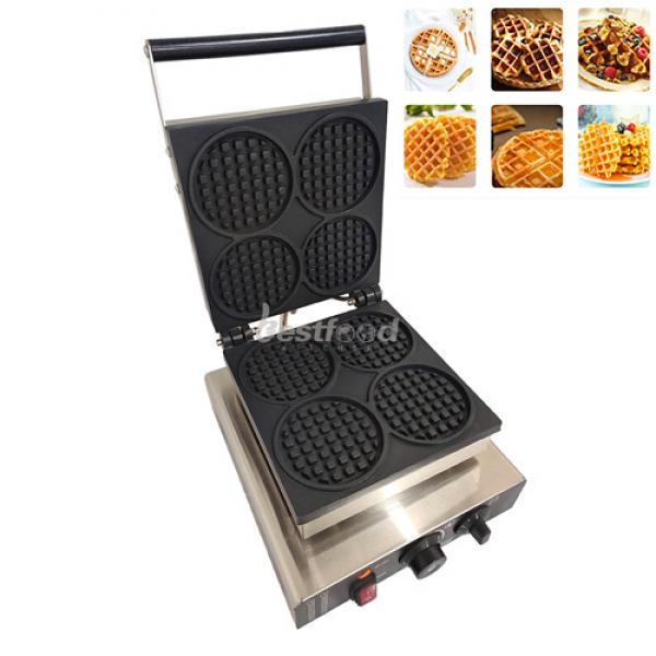 4 Grid Round shaped Belgian Waffle Maker (BFK-2206B)