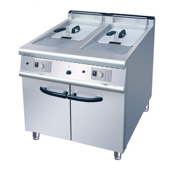 2-Tank 2-Basket Gas Fryer With Cabinet (BFK-G908)