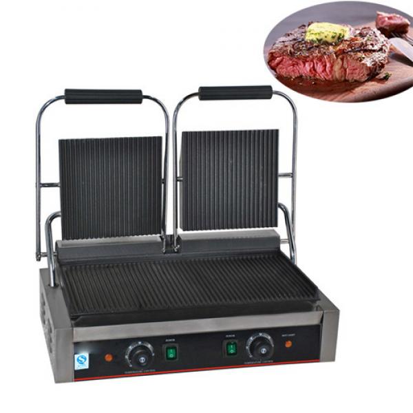 Double Electric Contact Grill-Full Flat (BFK-813)